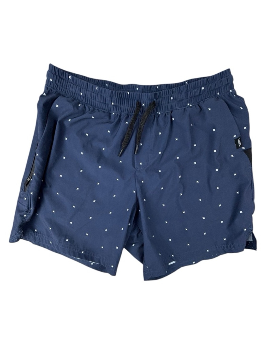 UNRL | Stride Short 7.5”| Navy Cross | Large